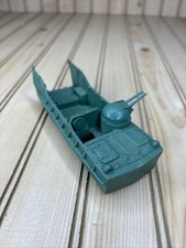 Marx Battleground Landing Craft Olive Drab Plastic Vtg 1960s Vehicle NO DOOR