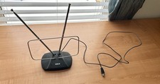 RCA (rabbit ears) indoor antenna adjustable