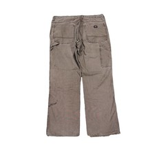 Dickies Workwear Carpenter Utility Pocket Grunge Brown Canvas Pants Sz.35x29