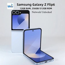 Network Unlocked Foldable Smartphone Samsung Galaxy Z Flip 6 5G 6.7in 12G 256GB