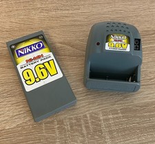 Nikko 9.6V Charger and Battery - Original NIKKO Battery - Ni-Mh 9.6V Battery