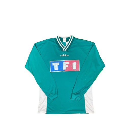 Maillot Vintage Adidas Coupe De France TF1 #3 – Années 90, Homme, Manches Longues, Taille XL