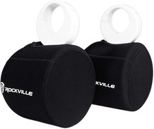 RWBC525 Neoprene Covers for 5.25" Marine Wakeboard Tower Speakers, Water-Resista