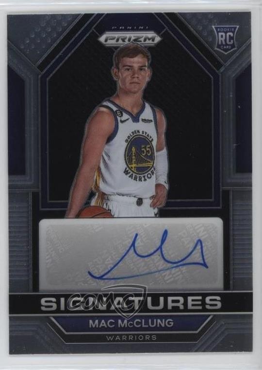 2022-23 Panini Prizm Rookie Signatures Mac McClung #RSI-MAC Auto 19va