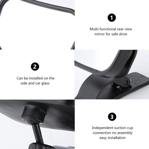 Rearview Mirrors Children's Automotive Auxiliary Adjustable Angle - Bild 6 von 12