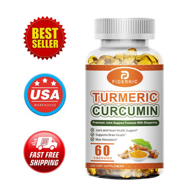 Turmeric Curcumin - 95% Curcuminoids & BioPerine Black Pepper- Immune Health