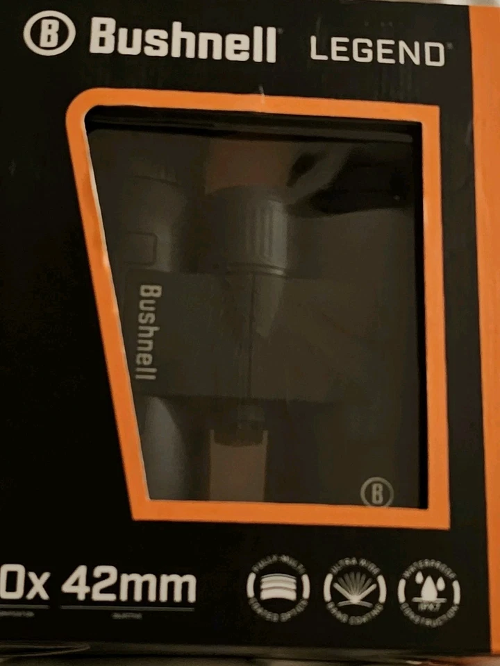 Bushnell Legend 10x42 Binoculars Waterproof Fully Multi-Coated Optics - Image 2 of 4