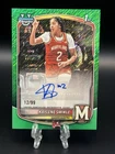 2025-26 Bowman Basketball Kaylene Smikle Green Shimmer Chrome Prospect Auto /99