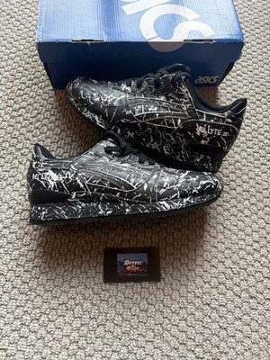Size 10- ASICS Gel Lyte III Marble Black New With Box H627L-9090