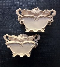 Paire de Jardinières /Vases Céramique Style Baroque Rococo Art Nouveau XIXe XXe