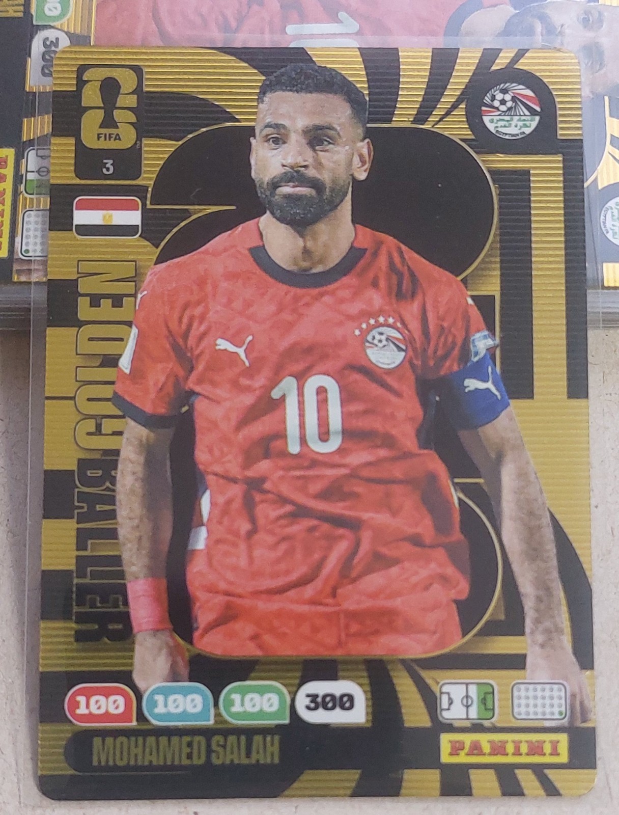 Panini 2026 Adrenalyn XL FIFA Golden Baller - Mohamed Salah Egypt  3