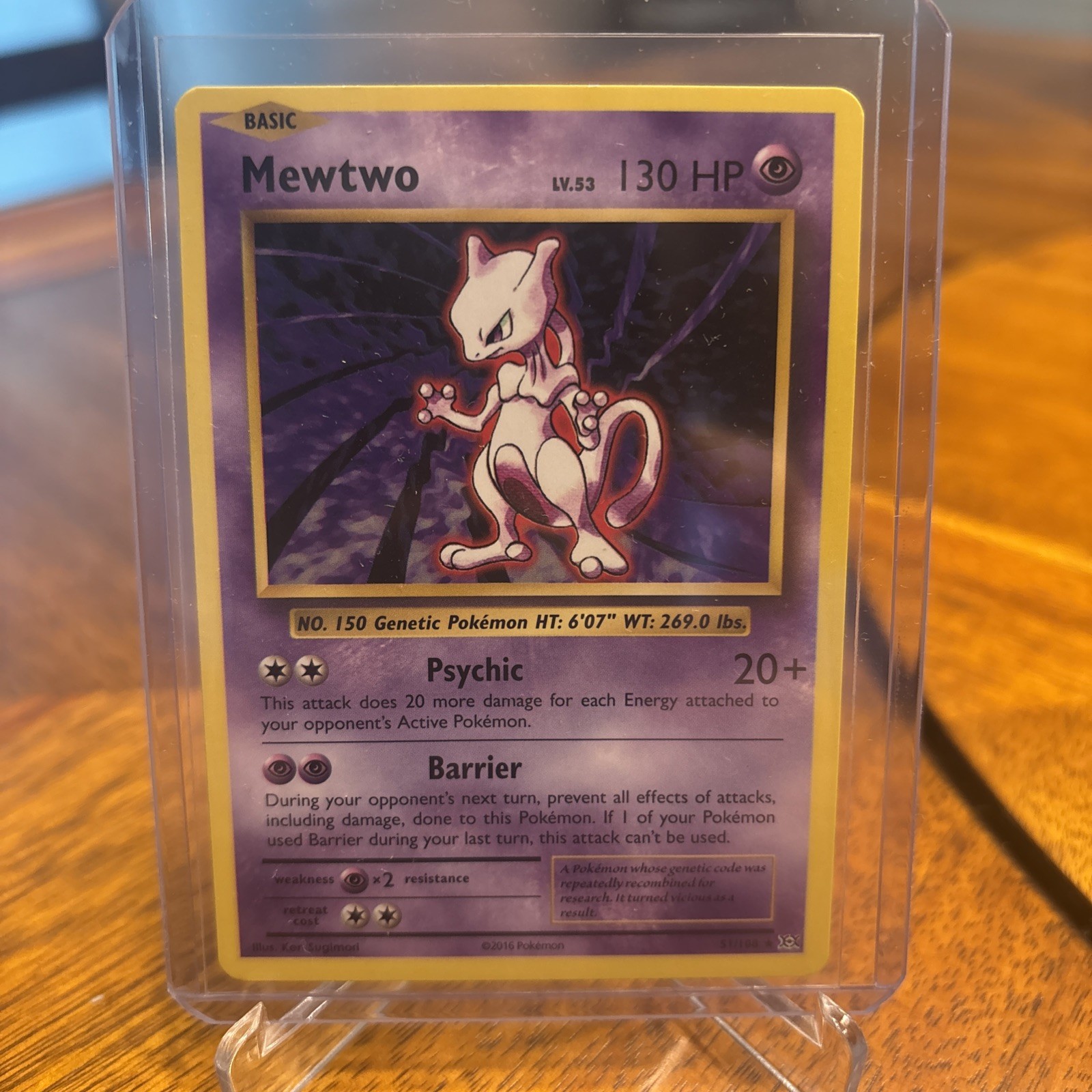 Pokémon TCG Mewtwo Evolutions 51/108 Non Holo XY NM