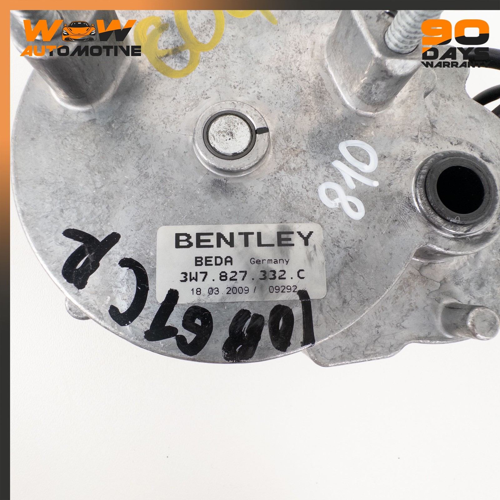 07-13 BENTLEY CONTINENTAL GTC REAR TRUNK POWER DECKLID LIFT ACTUATOR OEM