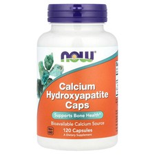 Now Foods Calcium Hydroxyapatite Caps 120 Capsules GMP Quality
