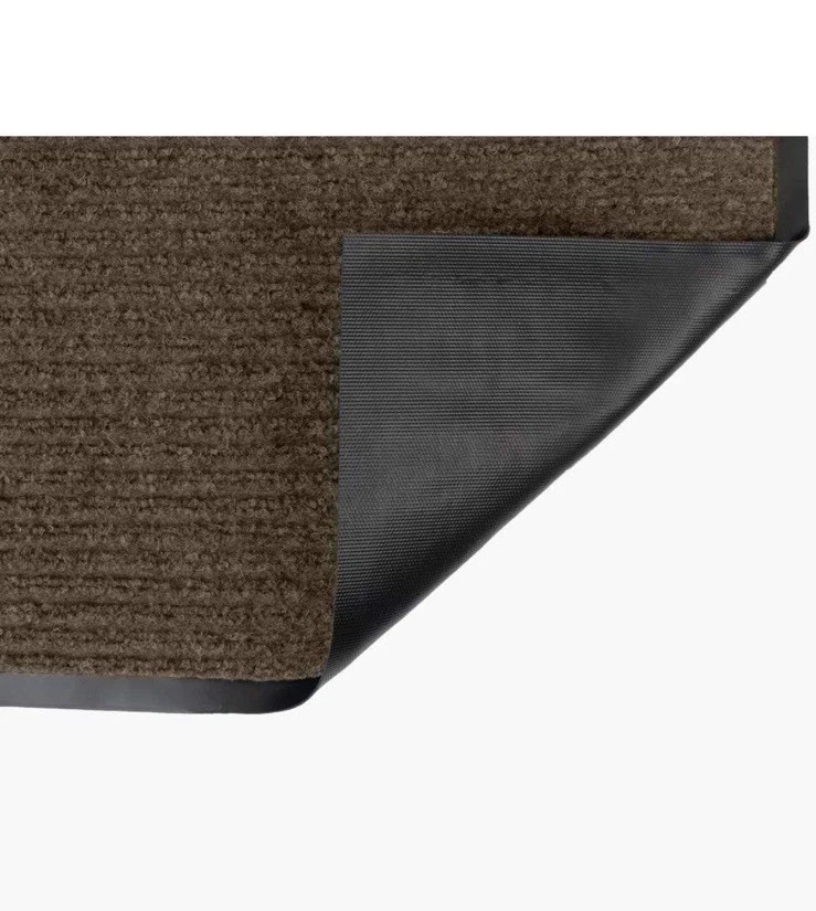 109 Notrax Brush Step Carpeted Entrance Mat for Home or Office, 4' X 6', Brown,