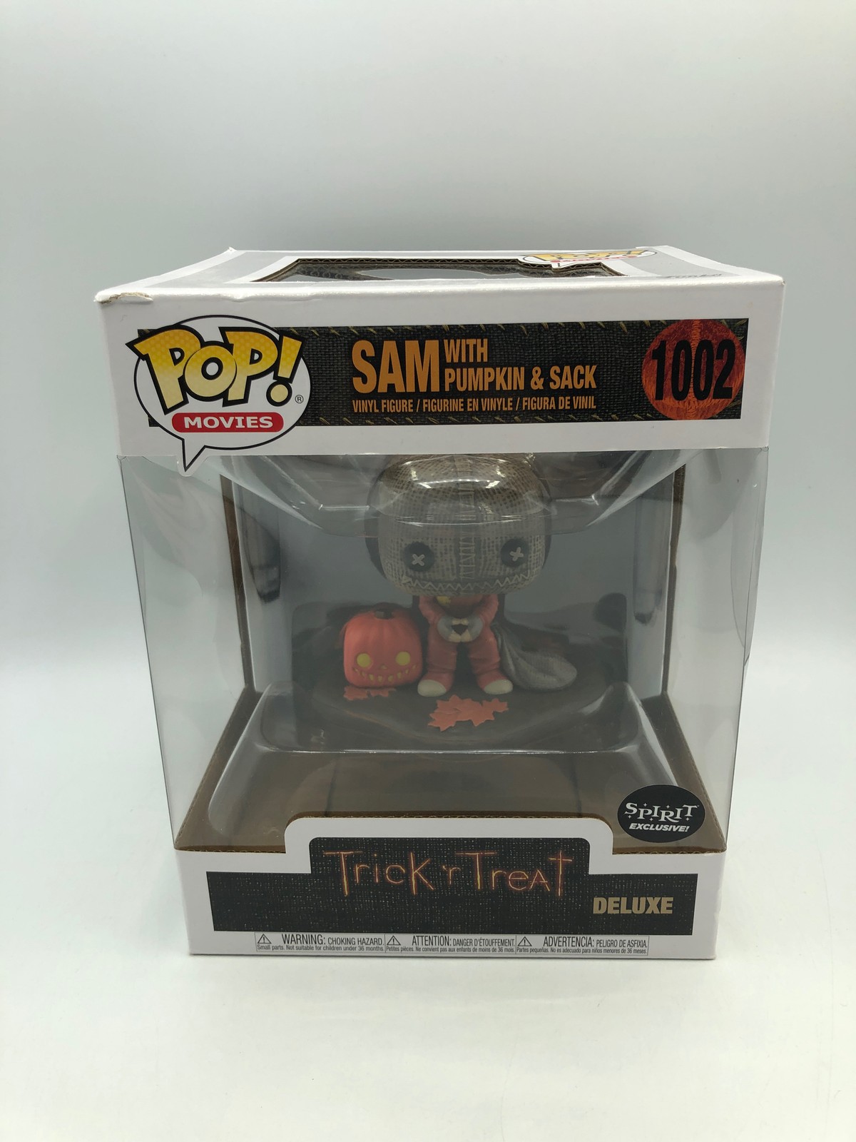 Sam With Pumpkin And Sack #1002 Damaged Box See Pics