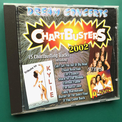 Dream Kids CHARTBUSTERS 2002 Pop Concerts CD Kylie A-Kitten Steps Gold Tributes
