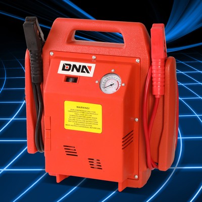 3-in-1 Rechargeable 12V Power 300 PSI Air Compressor Jump Starter Battery Pack