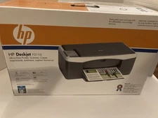 HP DeskJet F2110 All-In-One Inkjet Printer. New Sealed Never Opened