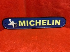 Michelin Cast Iron Large Sign Plaque Garage Automotive 19 Inch Long AC