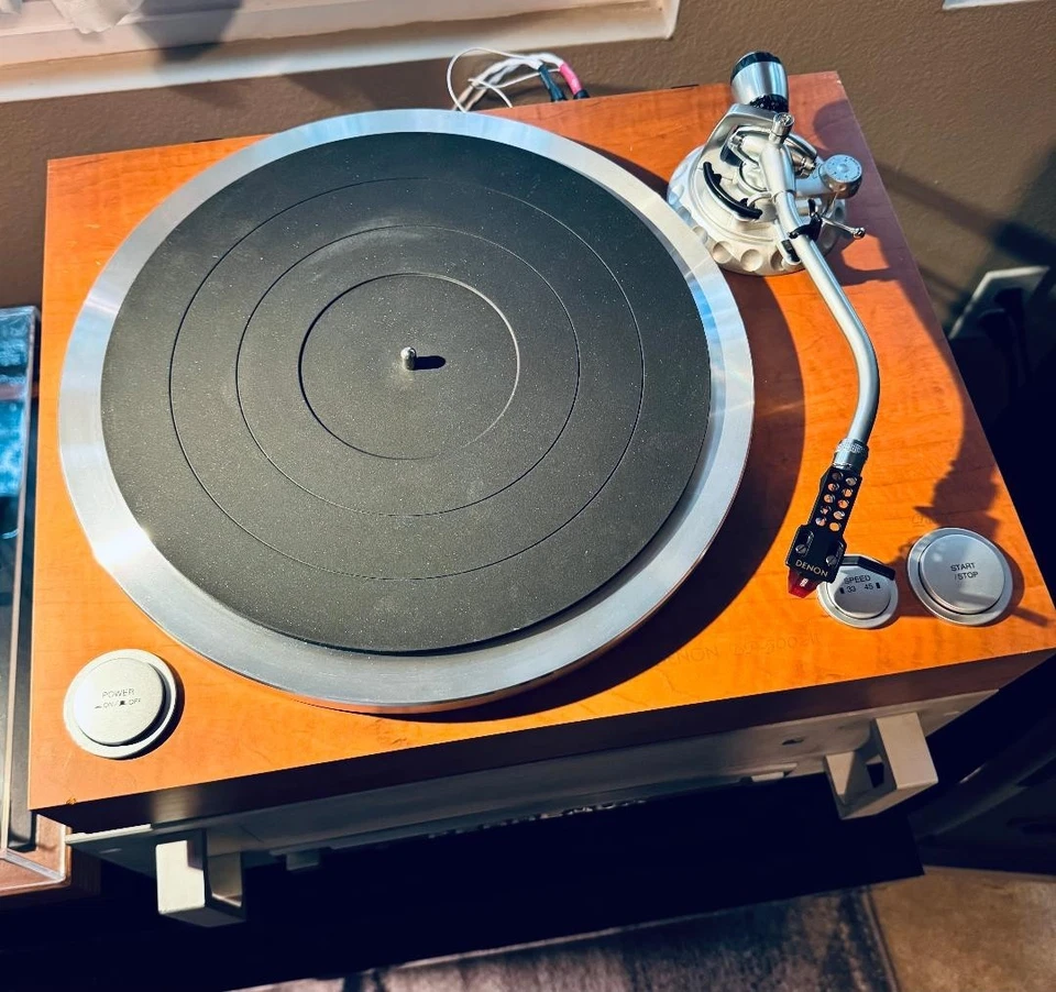 Denon DP-500M (USED Good Condition) + Ortofon 2M Red Cartridge in Headshell  - Image 3 of 4