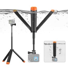 AFAITH Galleggiante Action Cam Treppiede Galleggiante Impugnatura Subacqueo p...