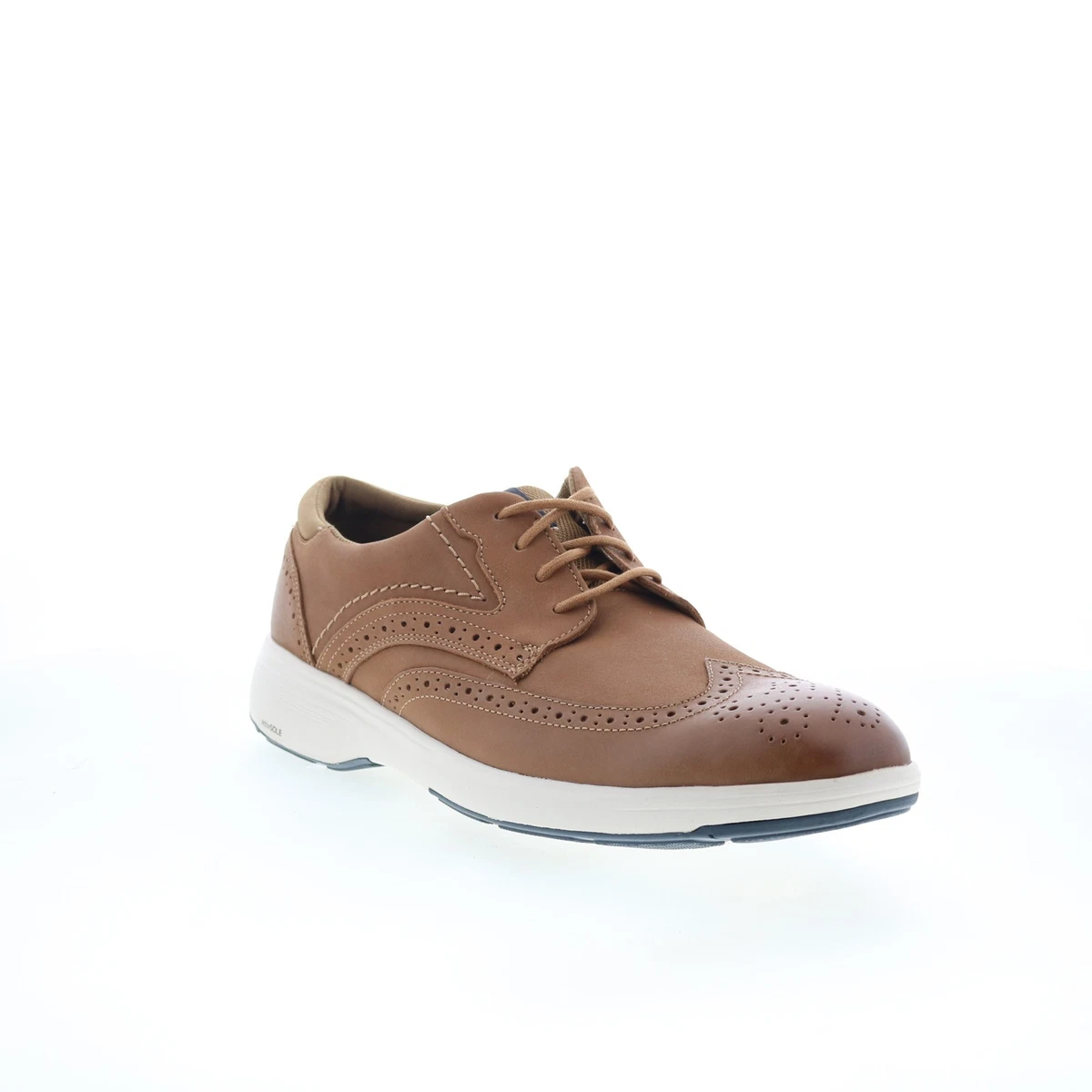Chaussures Habillées Homme Rockport Dressports – Taille 10.5 Large (W) – Cuir Bordeaux – Occasion