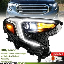 For Gmc Terrain 2018-2021 Hidxenon W Led Drl Headlight W Bulb Right Passenger