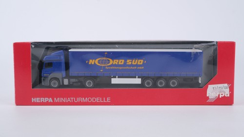 Herpa H0 154109 MB Axor II semirremolque Nord Süd Spedition | Zustand: Gebraucht