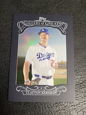 2015 Topps Chrome Gallery of Greats Clayton Kershaw #GG-1