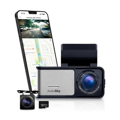 4K Dash Cam Pro   Front 4K + Rear 1080P | GPS, WiFi, App Control, G-Sensor | ...