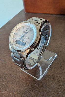Casio Lineage LCW-M100T Silver Dial Solar Atomic Quartz  Watch Japan