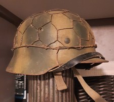 Casque Allemand WW2 Camo Repro Musee
