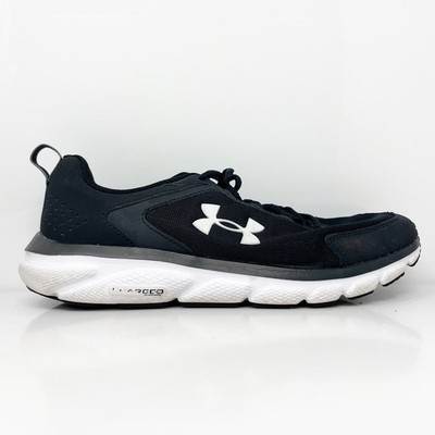 Under Armour Mens Charged Assert 9 3024590-001 Black Running Shoes Sneaker Sz 10