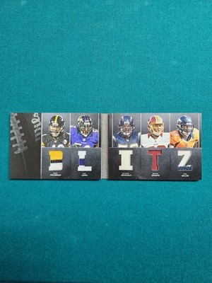 2013 Panini Playbook Blitz 7/10  Polamalu Lewis Miller Orakpo Merriman