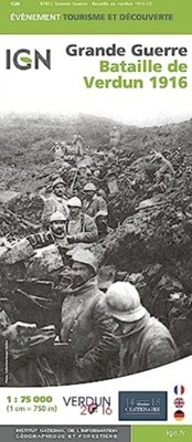 Bataille de Verdun - 1916 (Sheet map, folded)
