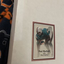 Paul Warfield Miami Dolphins  2000 Fleer Greats of the Game Card