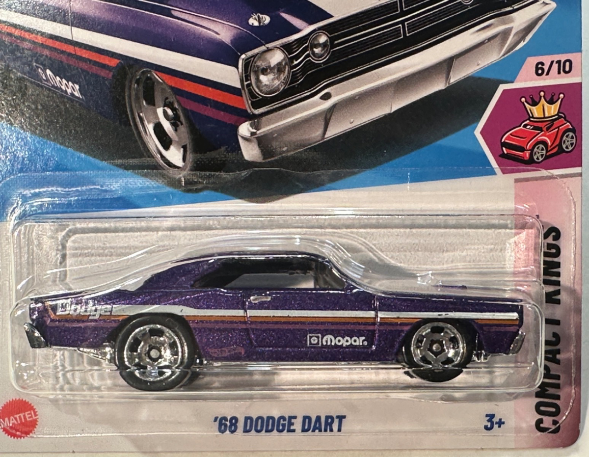2025 🔥 HOT WHEELS 🛞, '68 DODGE DART, 6/10 COMPACT KINGS, 129/250