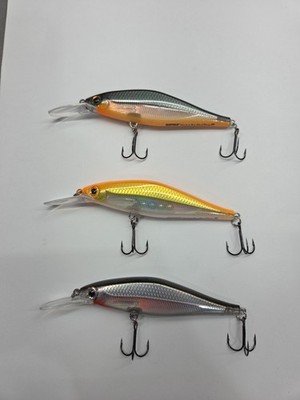 3- Rapala Shadow Rap Shad Deep, SDRSD-09 Slow Rising MIXED colors New
