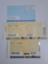 3 Biglietti Stadio "San Siro" INTER -CHIEVO INTER-ROMA INTER-REGGINA