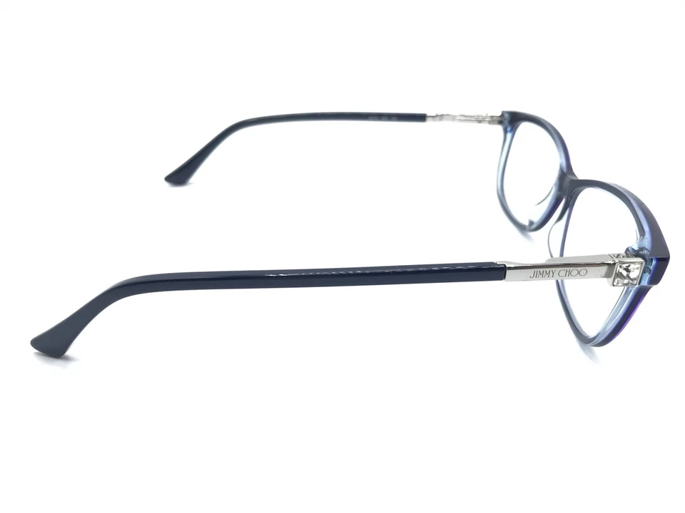 Monturas de gafas Jimmy Choo JC273 JOO azul marino brillo 53-13 145 Italia mujeres Foto 4 de 4