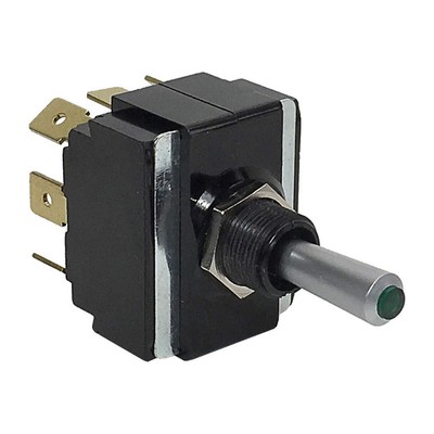 CARLING TECHNOLOGIES LT-1511-610-012 Toggle Switch, On/None/Off, SPST 10C572