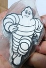 3 x Vintage 1980s Michelin Man Tire Decal Sticker Bibendum SUPER RARE DEALER NOS — photo 3