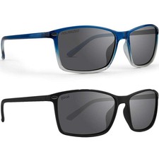 Epoch Eyewear Murphy Sunglasses Black Frame w/Smoke Lens  Blue Adult, Smoke