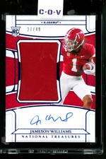 2022 PANINI NATIONAL TRESURES COLLEGIATE JAMESON WILLIAMS RPA /49