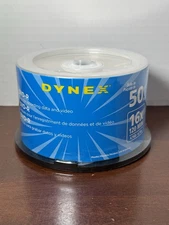 Dynex DVD-R Recordable Media 16x 4.7GB 120 Minutes 50 Pack New Factory Sealed