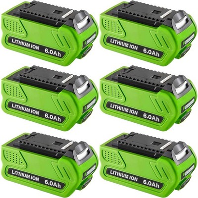 40V 6.0Ah Li-Ion Battery For Greenworks G-MAX 40 Volt 29472 29462 29252 20202