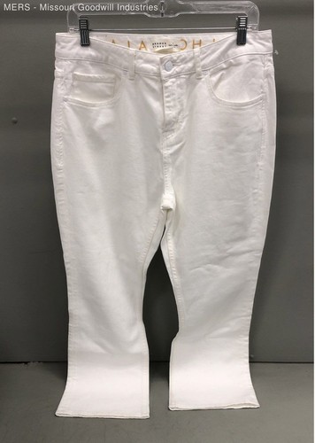 Kate Spade New York Broome Street Women's Freshwhite Kick Flare Jeans Size 31
