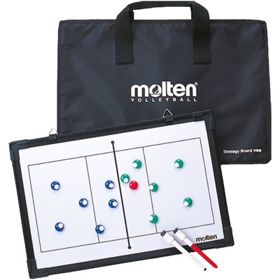 Molten Taktikboard für Volleyball mit Tasche - magnetisch