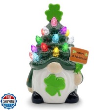 St Patricks Day Decorations, St Patricks Day Decor, Saint Patrick's Gnome Tre...
